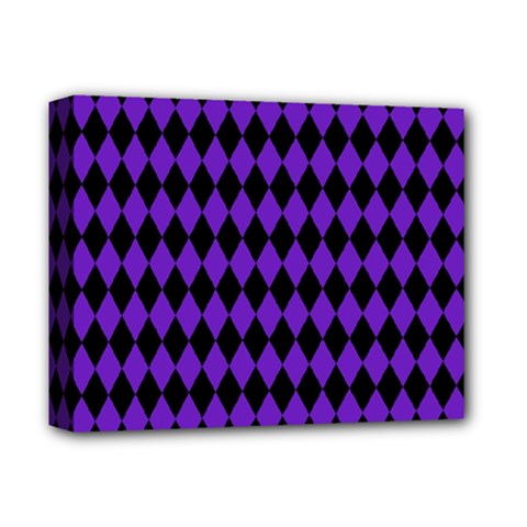 Jester Purple Deluxe Canvas 14  X 11  by jumpercat