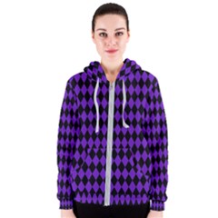 Jester Purple Women s Zipper Hoodie