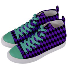 Jester Purple Women s Mid-top Canvas Sneakers by jumpercat