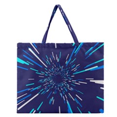 Space Trip 3 Zipper Large Tote Bag by jumpercat