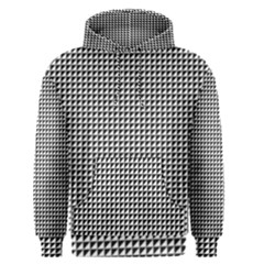 Triangulate Black And White Men s Pullover Hoodie by jumpercat