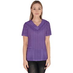 Purple Triangulate Scrub Top by jumpercat