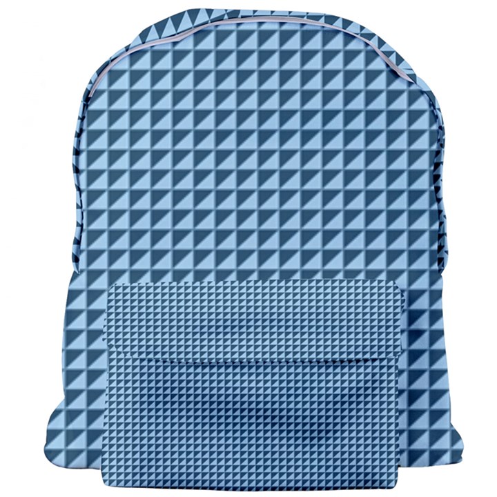 Blue Triangulate Giant Full Print Backpack