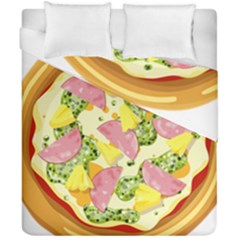 Pizza Clip Art Duvet Cover Double Side (california King Size)