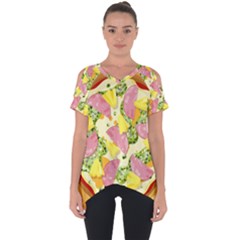 Pizza Clip Art Cut Out Side Drop Tee