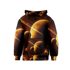 Planets Space Kids  Pullover Hoodie by Sapixe