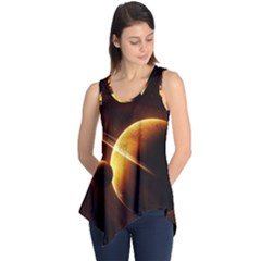 Planets Space Sleeveless Tunic by Sapixe