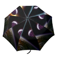 Planets In Space Folding Umbrellas