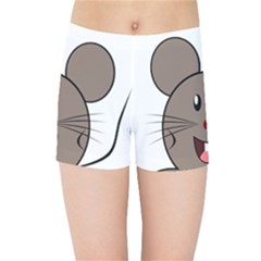 Raton Mouse Christmas Xmas Stuffed Animal Kids Sports Shorts