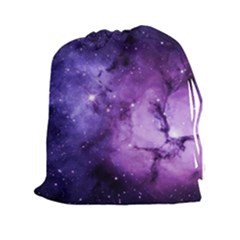 Purple Space Drawstring Pouches (xxl)