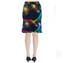 Rainbow Fireworks Celebration Colorful Abstract Mermaid Skirt View2