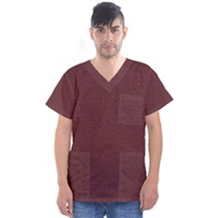 Seamless Texture Tileable Book Men s V-neck Scrub Top