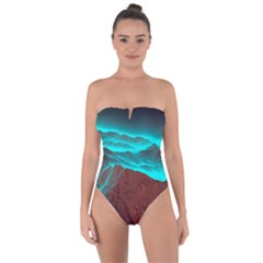 Shera Stringfellow Tie Back One Piece Swimsuit by Sapixe