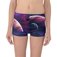 Space Art Nebula Reversible Boyleg Bikini Bottoms by Sapixe