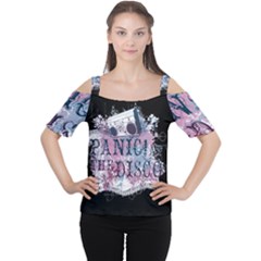 Panic At The Disco Art Cutout Shoulder Tee