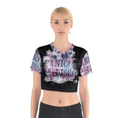 Panic At The Disco Art Cotton Crop Top