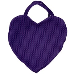 Cosmic Flowers Tiles Giant Heart Shaped Tote by jumpercat