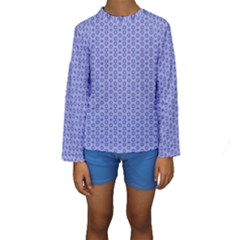 Delicate Tiles Kids  Long Sleeve Swimwear by jumpercat