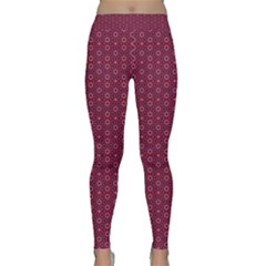 Ethnic Delicate Tiles Classic Yoga Leggings