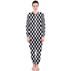 Checker Black and White OnePiece Jumpsuit (Ladies) 