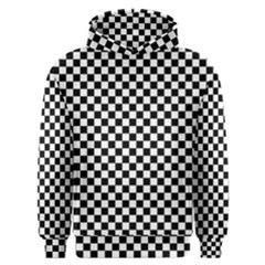 Checker Black And White Men s Overhead Hoodie by jumpercat