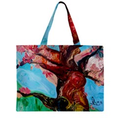 Big Coral Tree Zipper Mini Tote Bag by bestdesignintheworld