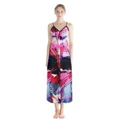 Combat Trans 7 Button Up Chiffon Maxi Dress