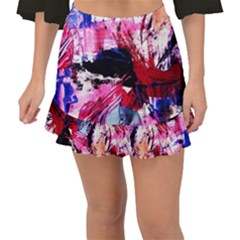 Combat Trans 7 Fishtail Mini Chiffon Skirt