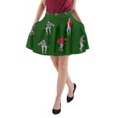 Drake Ugly Holiday Christmas A-Line Pocket Skirt