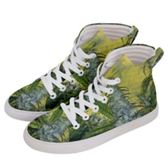  blueberry Kush  Men s Hi-top Skate Sneakers by mountainhighpharms
