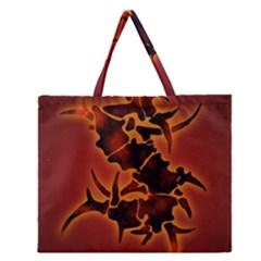 Sepultura Heavy Metal Hard Rock Bands Zipper Large Tote Bag