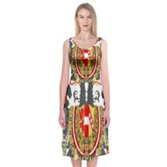 Imperial Coat Of Arms Of Austria-hungary  Midi Sleeveless Dress by abbeyz71