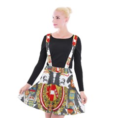 Imperial Coat Of Arms Of Austria-hungary  Suspender Skater Skirt by abbeyz71