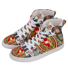 Imperial Coat Of Arms Of Austria-hungary  Women s Hi-top Skate Sneakers by abbeyz71