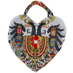 Imperial Coat Of Arms Of Austria-hungary  Giant Heart Shaped Tote by abbeyz71