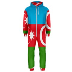 Roundel Of Azerbaijan Air Force Hooded Jumpsuit (men)  by abbeyz71