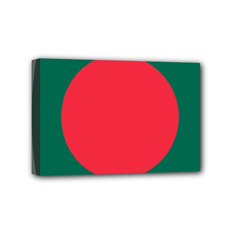 Roundel Of Bangladesh Air Force Mini Canvas 6  X 4  by abbeyz71