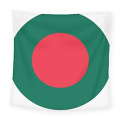 Roundel Of Bangladesh Air Force Square Tapestry (large) by abbeyz71