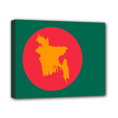 Flag Of Bangladesh, 1971 Canvas 10  X 8  by abbeyz71