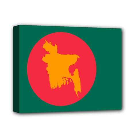 Flag Of Bangladesh, 1971 Deluxe Canvas 14  X 11  by abbeyz71