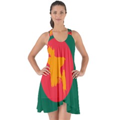 Flag Of Bangladesh, 1971 Show Some Back Chiffon Dress by abbeyz71