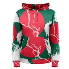 Flag Map Of Bangladesh Women s Pullover Hoodie by abbeyz71