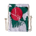 Flag Map of Bangladesh Drawstring Bag (Small) View1