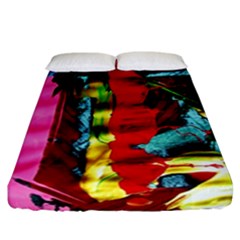 Totem 8 Fitted Sheet (california King Size) by bestdesignintheworld