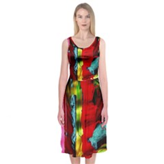 Totem 8 Midi Sleeveless Dress by bestdesignintheworld