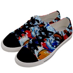 Mixed Feelings 7 Men s Low Top Canvas Sneakers by bestdesignintheworld