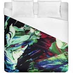 Cabin In The Mountain 4 Duvet Cover (king Size) by bestdesignintheworld