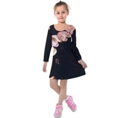 Highland Park 5 Kids  Long Sleeve Velvet Dress by bestdesignintheworld