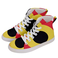 Roundel Of Belgian Air Force Men s Hi-top Skate Sneakers by abbeyz71