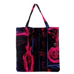 Calligraphy Grocery Tote Bag by bestdesignintheworld